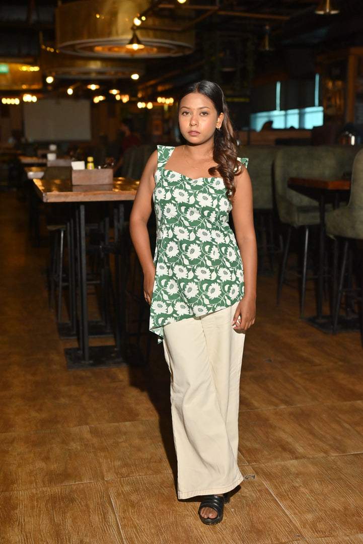 Floral  full sleeve Trendy Women’s Printed Cotton Tops | Stylish Tops, Big Savings!