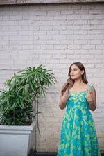 Load image into Gallery viewer, Women’s Summer Sleeveless Floral Print Maxi Dress – Elegant Casual Outfit for Parties, Vacations &amp; Daily Wear
