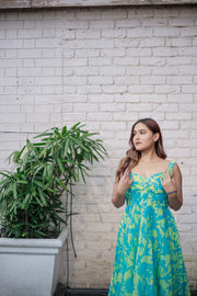 Women’s Summer Sleeveless Floral Print Maxi Dress – Elegant Casual Outfit for Parties, Vacations & Daily Wear