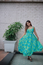 Load image into Gallery viewer, Women’s Summer Sleeveless Floral Print Maxi Dress – Elegant Casual Outfit for Parties, Vacations &amp; Daily Wear
