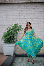 Load image into Gallery viewer, Women’s Summer Sleeveless Floral Print Maxi Dress – Elegant Casual Outfit for Parties, Vacations &amp; Daily Wear
